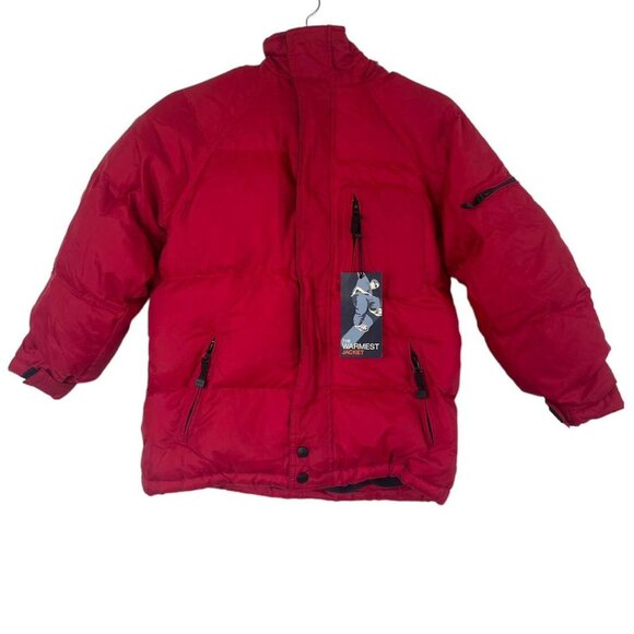 Gap kids winter ski jacket Size medium Made in Indonesia Down fil with a fleece